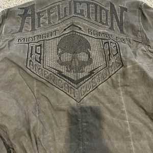 Mens XL affliction button down